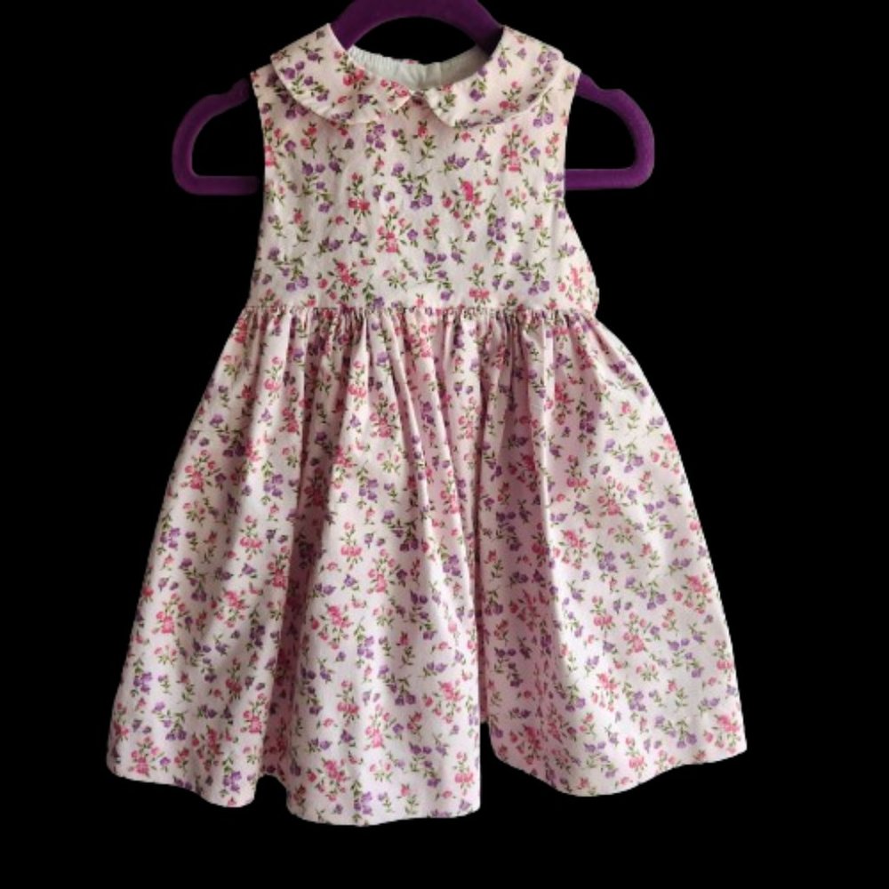 Plum Pudding Ltd, Girls, 18 month, cotton print, lined skirt, dress